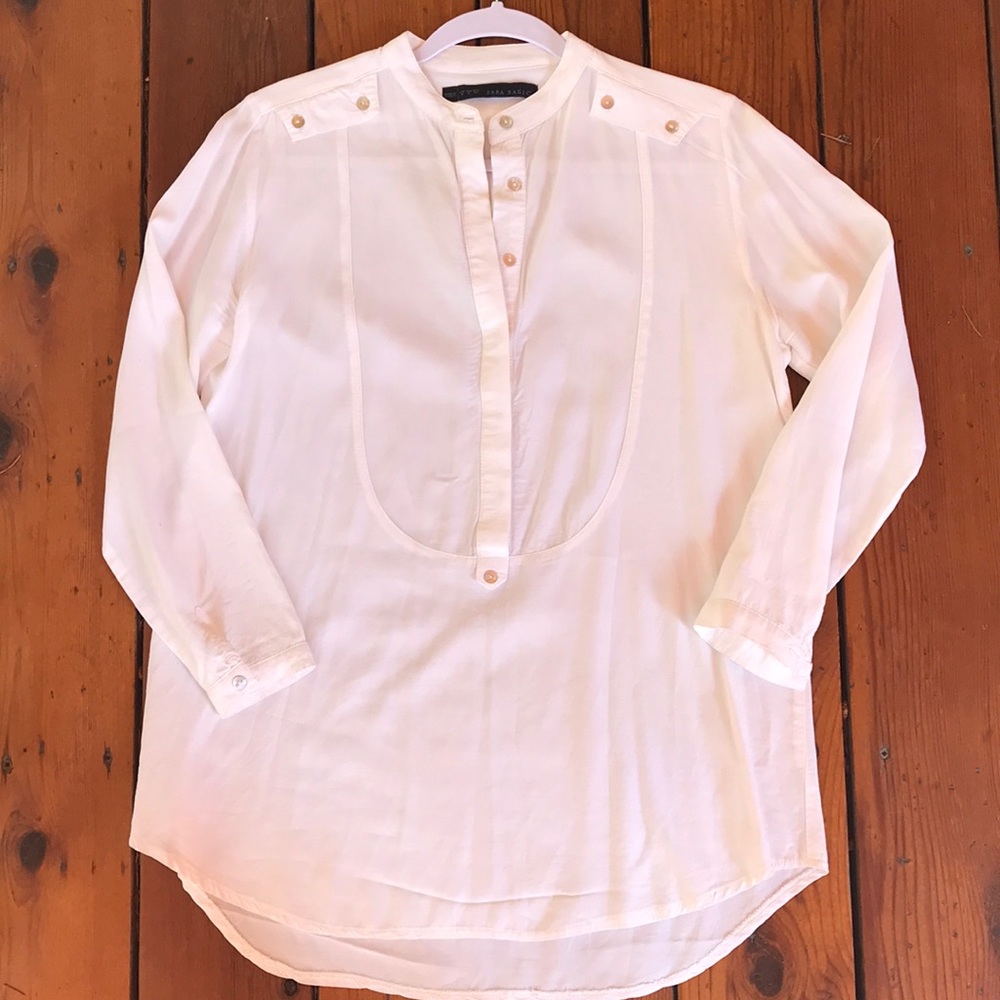 Zara white shirt M